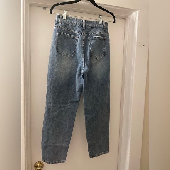 SHEIN distressed Jeans size Small /‎ 4 - Picture 6 of 8